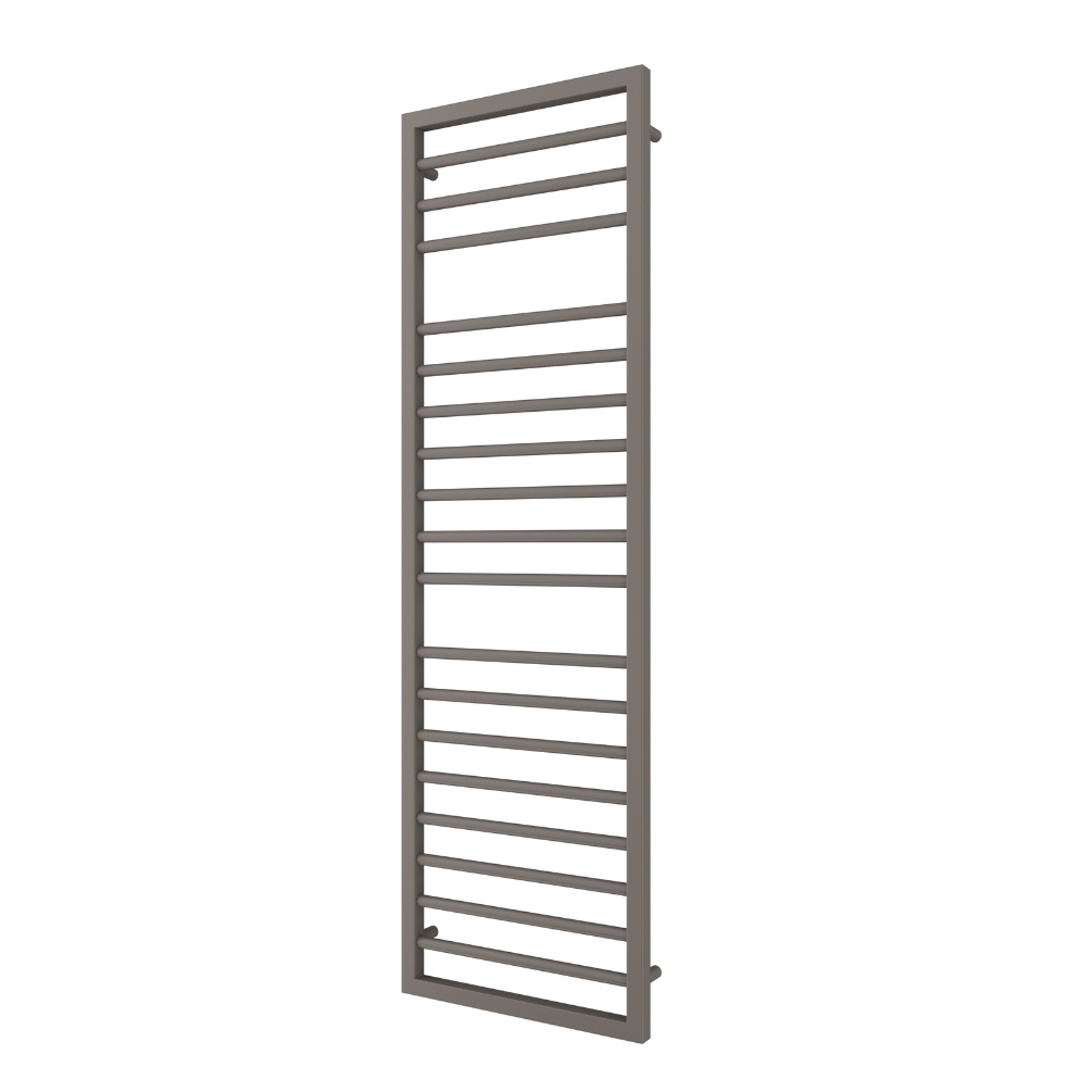 Product Cut out image of the Abacus Elegance Metro Terra Matt 1655mm x 500mm Towel Warmer